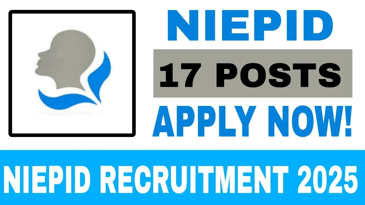 NIEPID Recruitment 2025